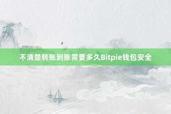 不清楚转账到账需要多久Bitpie钱包安全