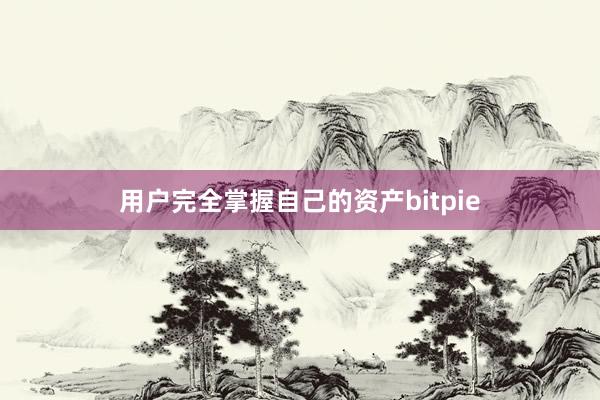 用户完全掌握自己的资产bitpie