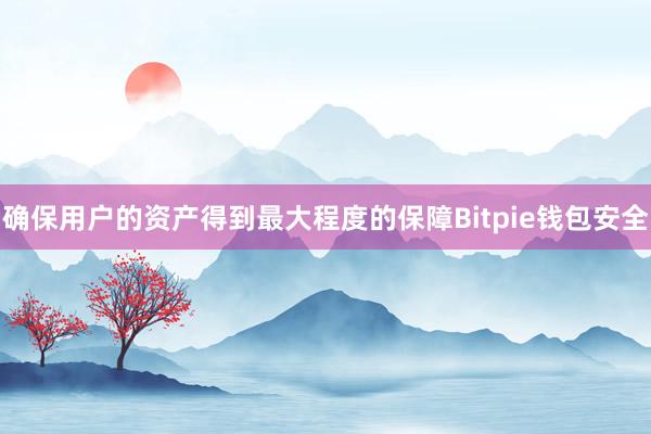 确保用户的资产得到最大程度的保障Bitpie钱包安全