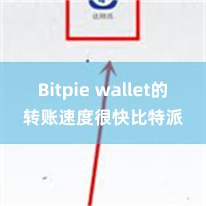 Bitpie wallet的转账速度很快比特派