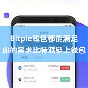 Bitpie钱包都能满足你的需求比特派链上钱包